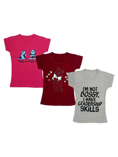 combo pack of cotton t-shirt - 18833346 - Very Small Image - 1