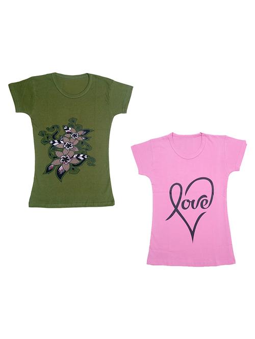 combo pack of cotton t-shirt - 18833364 - Very Small Image - 1