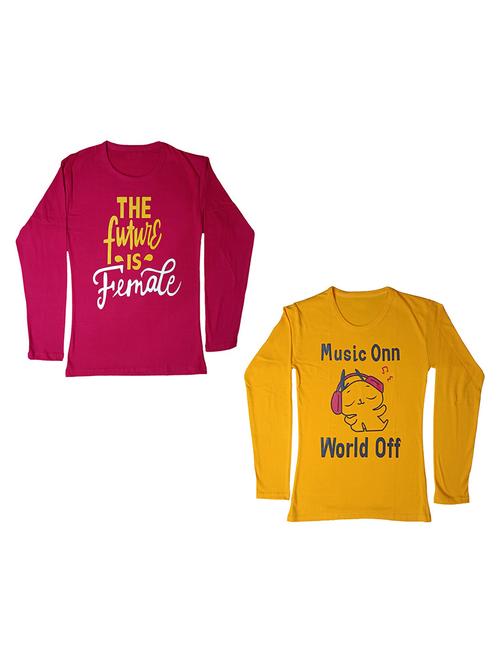 combo pack of cotton t-shirt - 18833367 - Very Small Image - 1
