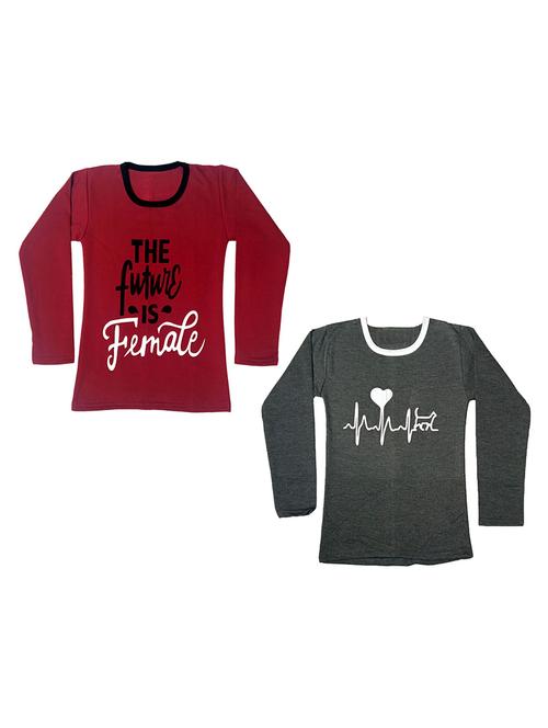 combo pack of cotton t-shirt - 18833378 - Very Small Image - 1