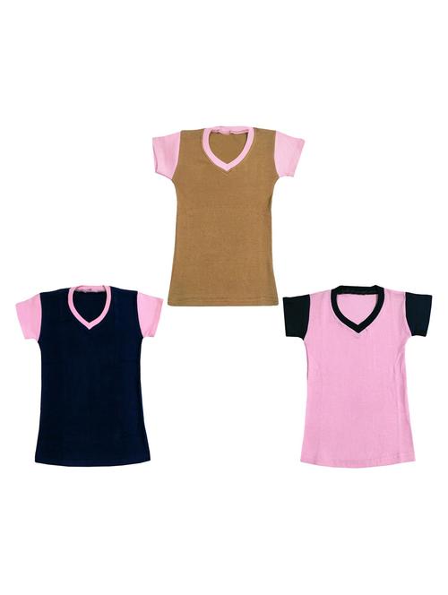 multi colored polyester combo t-shirt - 18835361 - Very Small Image - 1