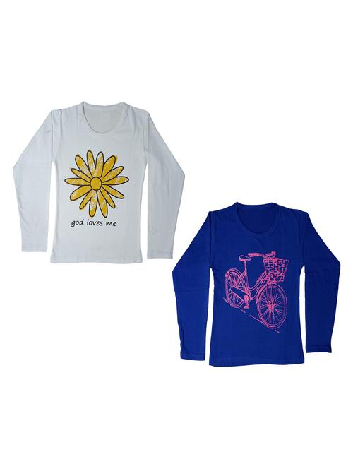 multi colored polyester combo t-shirt - 18835376 - Very Small Image - 1