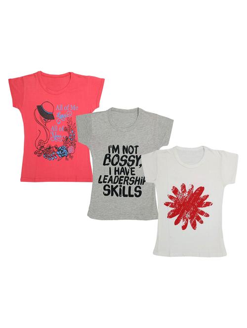 multi colored polyester combo t-shirt - 18835390 - Very Small Image - 1
