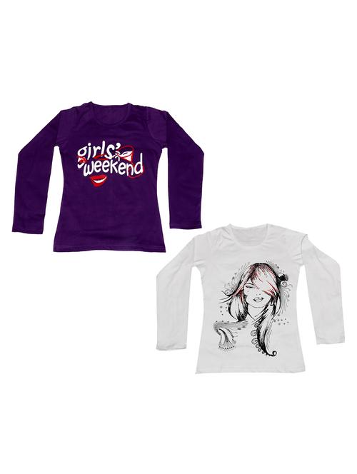 multi colored combo cotton t-shirt - 18835399 - Very Small Image - 1