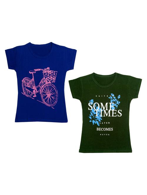 multi colored combo cotton t-shirt - 18835410 - Very Small Image - 1