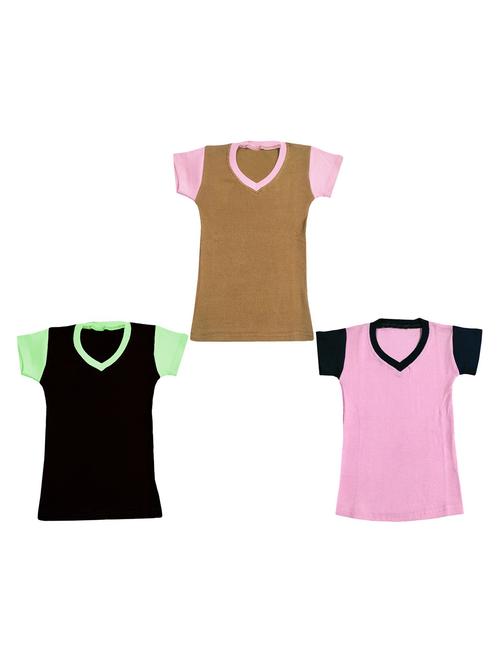 multi colored combo cotton t-shirt - 18835439 - Very Small Image - 1