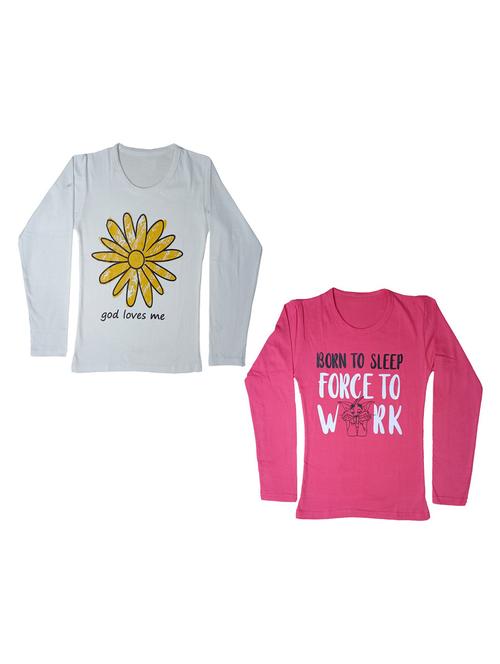 multi colored combo cotton t-shirt - 18835452 - Very Small Image - 1