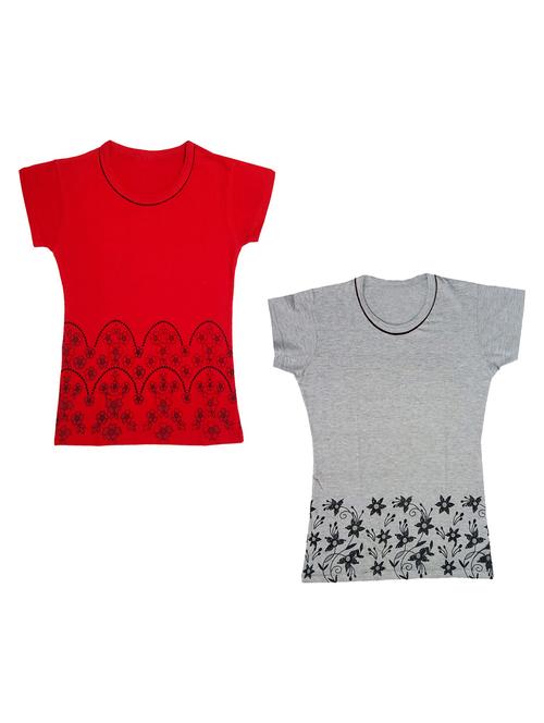 multi colored combo cotton t-shirt - 18835528 - Very Small Image - 1