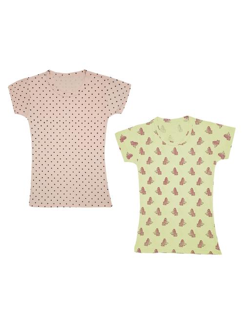 multi colored combo cotton t-shirt - 18835533 - Very Small Image - 1