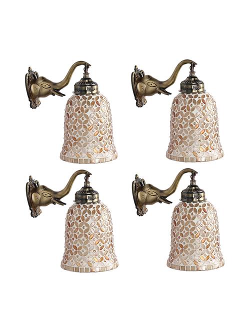 led compliable designer glass wall lamp/ night lamp o1, pack of 4 - 18835644 - Very Small Image - 1
