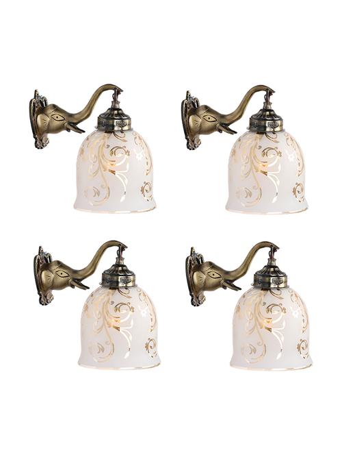 led compliable designer glass wall lamp/ night lamp t1, pack of 4 - 18835654 - Very Small Image - 1