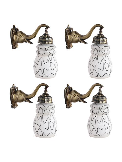 led compliable designer glass wall lamp/ night lamp y1, pack of 4 - 18835669 - Very Small Image - 1