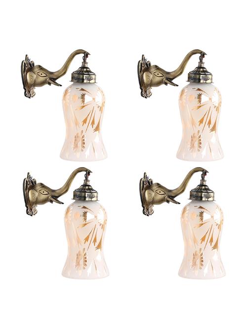 led compliable designer glass wall lamp/ night lamp aa1, pack of 4 - 18835673 - Very Small Image - 1