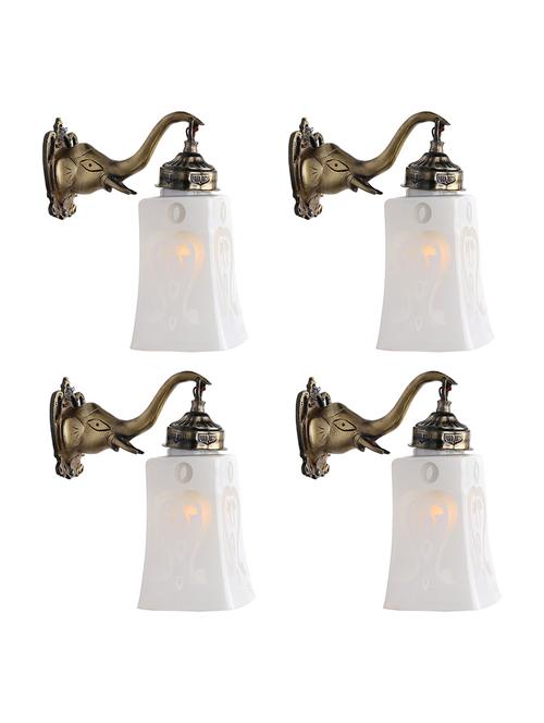 led compliable designer glass wall lamp/ night lamp ab1, pack of 4 - 18835676 - Very Small Image - 1