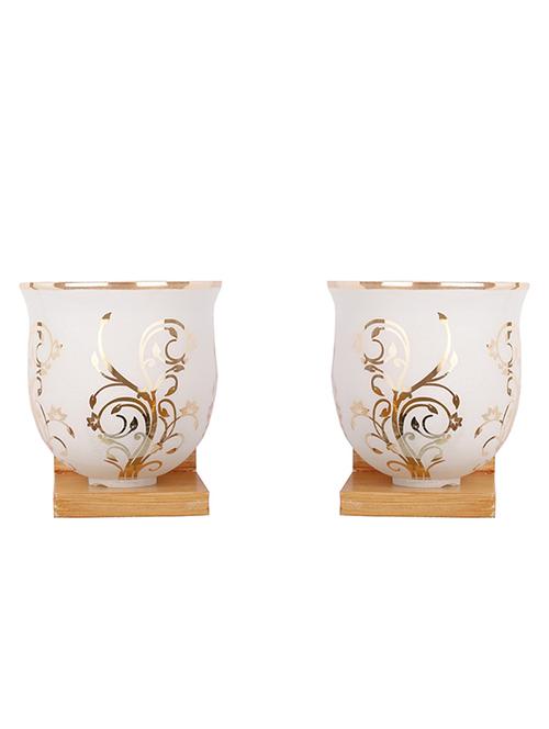 new designer decorative glass wall lamp with unique stylish fitting and all fitting & fixture (set of two) dn4p68 - 18836360 - Very Small Image - 1