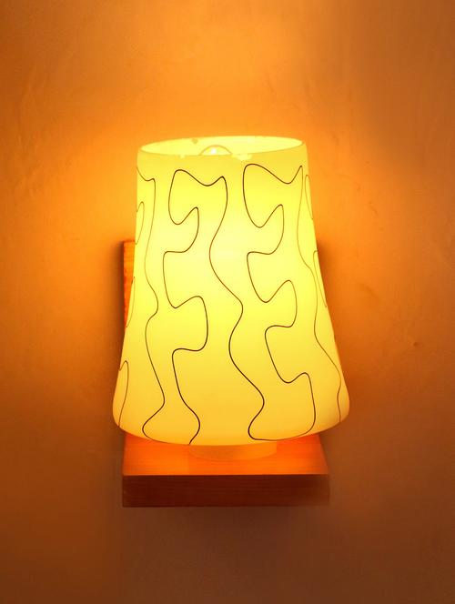 new designer decorative glass wall lamp light with unique stylish fitting and all fitting & fixture dn4p72 - 18836394 - Very Small Image - 1