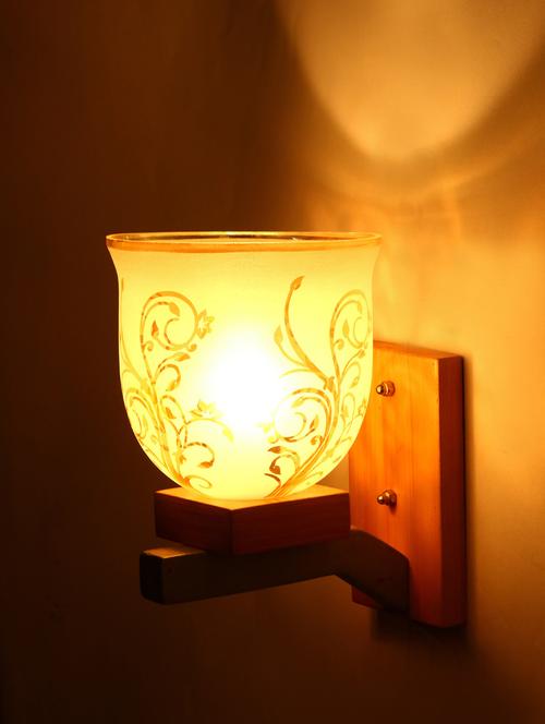 new designer decorative glass wall lamp with unique stylish fitting and all fitting & fixture (set of two) dn4p56 - 18836475 - Very Small Image - 1