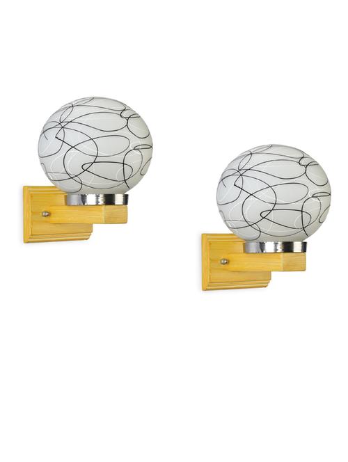 round globe sconce led wall lamp, warm white (set of two)- bx06 - 18836682 - Very Small Image - 1