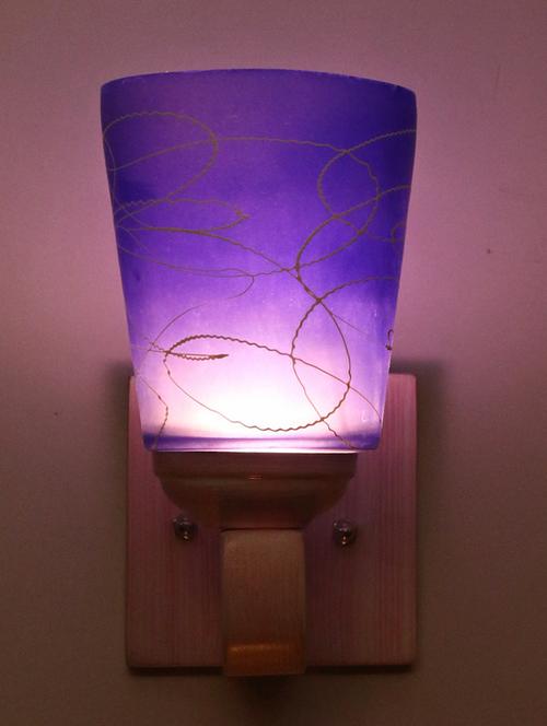 led sconce glass wall lamp/light, 7 watt (set of 2)-df65 - 18836811 - Very Small Image - 1