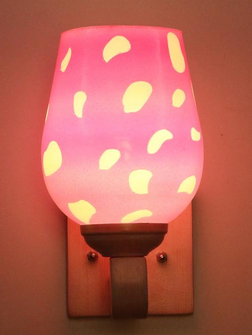 led sconce glass wall lamp with stylish wood fitting sx11 - 18836858 - Very Small Image - 1