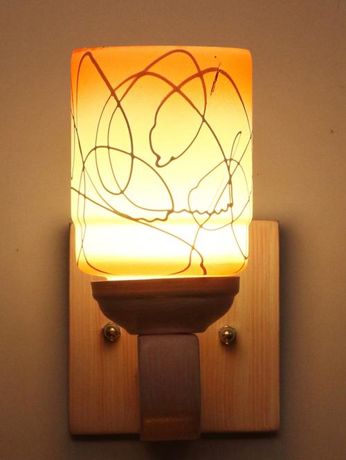 led sconce glass wall lamp/light, 7 watt -df153 - 18836906 - Very Small Image - 1
