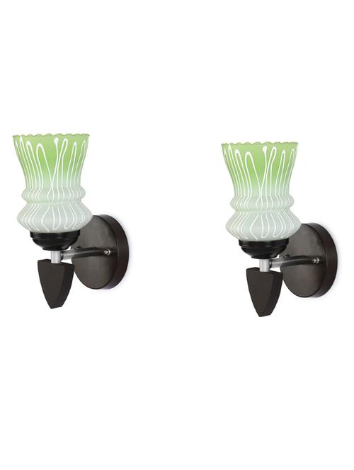 decorative wall lamp light glass wall light green - pack of 2 rt09 - 18837101 - Very Small Image - 1