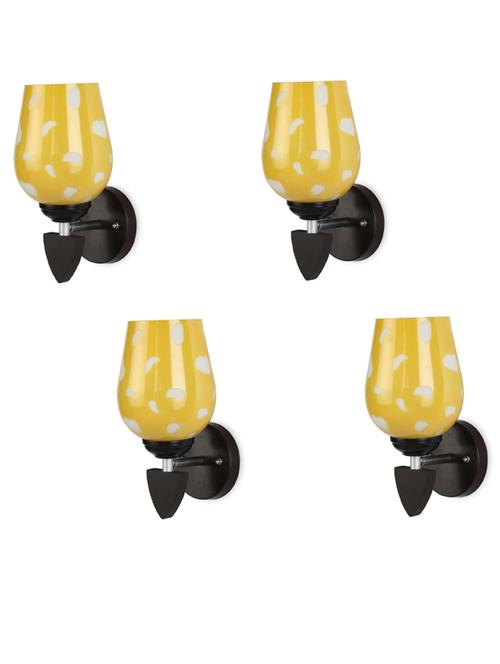 decorative wall lamp light glass wall light yellow - pack of 4 rt67 - 18837137 - Very Small Image - 1