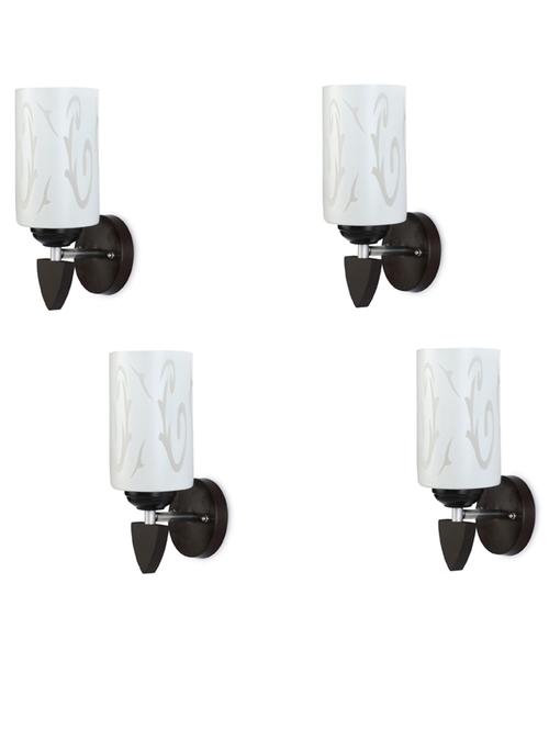 decorative wall lamp light glass wall light white - pack of 4, kt25 - 18837143 - Very Small Image - 1