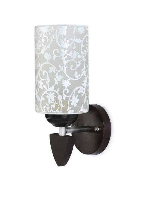 designer led sconce glass & wood wall lamp/ light - re062 - 18837147 - Very Small Image - 1