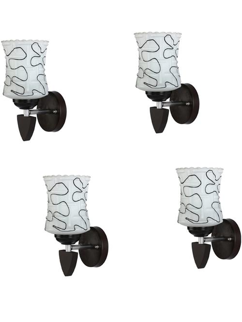 decorative wall lamp light glass wall light black - pack of 4 rt70 - 18837155 - Very Small Image - 1