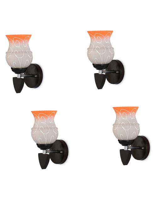 decorative wall lamp light glass wall light orange - pack of 4, kt22 - 18837161 - Very Small Image - 1