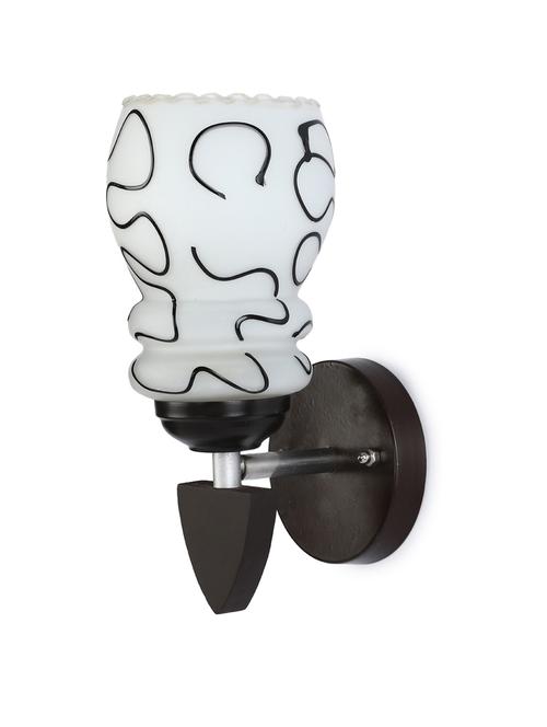 designer led sconce glass & wood wall lamp/ light - re066 - 18837162 - Very Small Image - 1