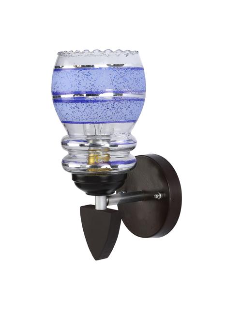 designer led sconce glass & wood wall lamp/ light - re067 - 18837165 - Very Small Image - 1
