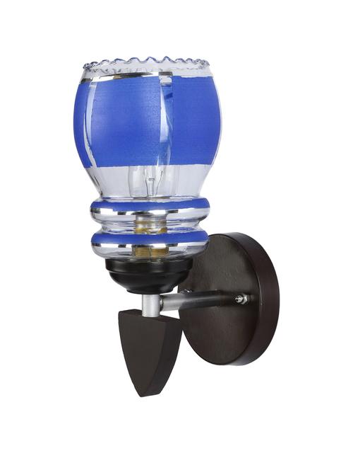 designer led sconce glass & wood wall lamp/ light - re068 - 18837168 - Very Small Image - 1
