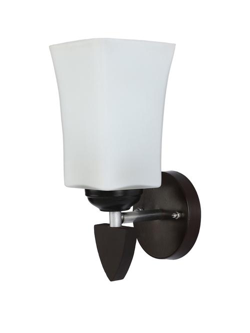 designer led sconce glass & wood wall lamp/ light - re071 - 18837177 - Very Small Image - 1