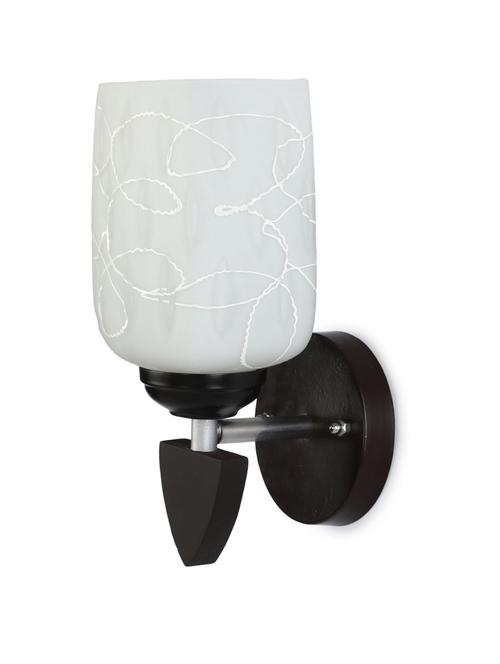 designer led sconce glass & wood wall lamp/ light - re074 - 18837186 - Very Small Image - 1