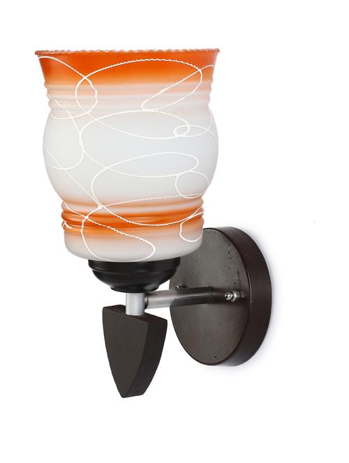 designer led sconce glass & wood wall lamp/ light - re075 - 18837189 - Very Small Image - 1