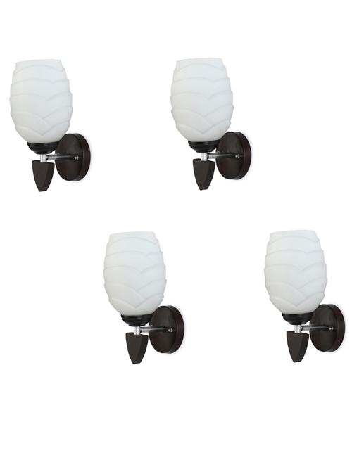 decorative wall lamp light glass wall light white - pack of 4 rt77 - 18837197 - Very Small Image - 1