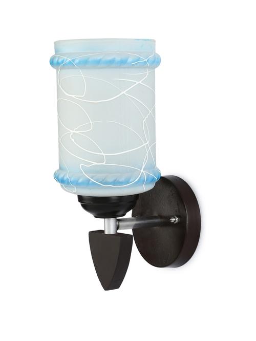 designer led sconce glass & wood wall lamp/ light - re078 - 18837198 - Very Small Image - 1