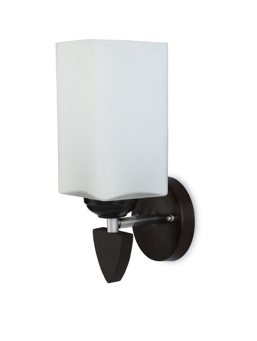designer led sconce glass & wood wall lamp/ light - re079 - 18837201 - Very Small Image - 1