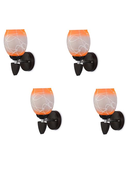 decorative wall lamp light glass wall light orange - pack of 4 rt79 - 18837221 - Very Small Image - 1