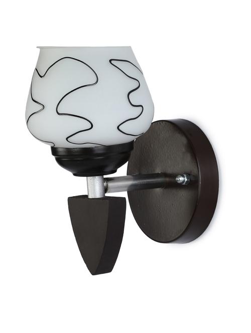 designer led sconce glass & wood wall lamp/ light - re093 - 18837246 - Very Small Image - 1