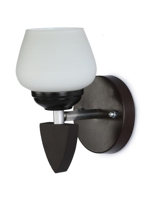 designer led sconce glass & wood wall lamp/ light - re095 - 18837252 - Very Small Image - 1