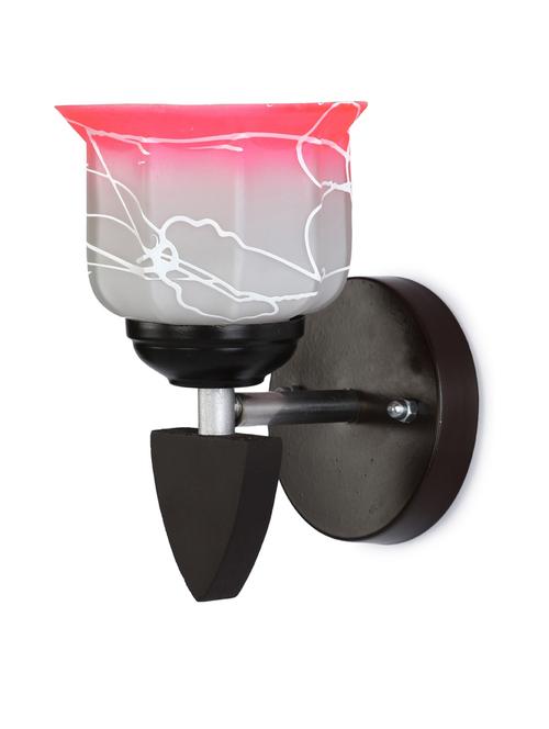 designer led sconce glass & wood wall lamp/ light - re105 - 18837282 - Very Small Image - 1