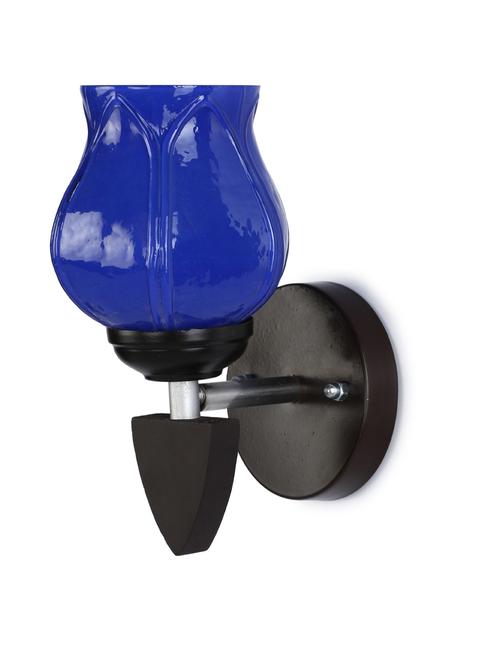 designer led sconce glass & wood wall lamp/ light - re110 - 18837297 - Very Small Image - 1