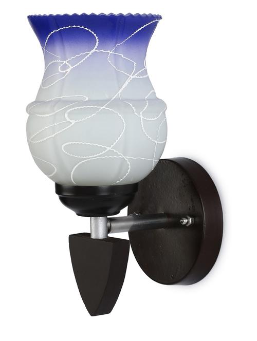 designer led sconce glass & wood wall lamp/ light - re017 - 18837321 - Very Small Image - 1