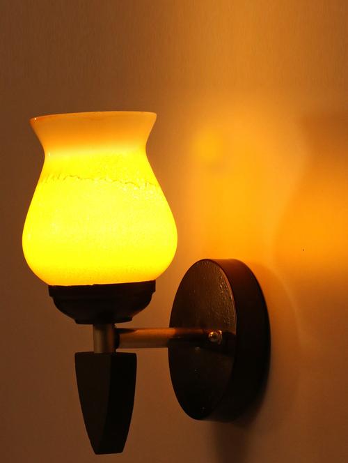 designer led sconce glass & wood wall lamp/ light - re125 - 18837345 - Very Small Image - 1
