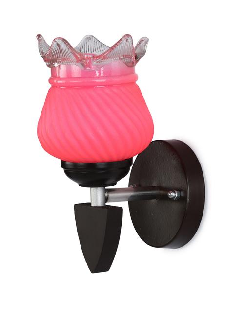 designer led sconce glass & wood wall lamp/ light - re141 - 18837389 - Very Small Image - 1