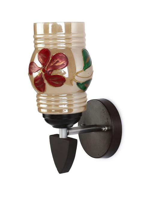designer led sconce glass & wood wall lamp/ light - re029 - 18837425 - Very Small Image - 1