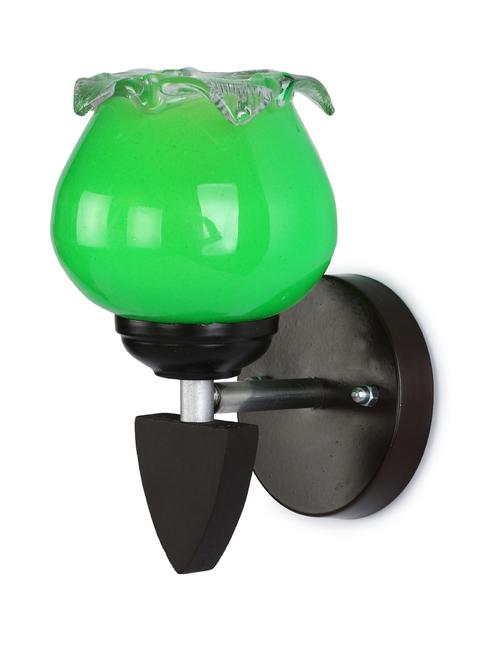 designer led sconce glass & wood wall lamp/ light - re036 - 18837446 - Very Small Image - 1